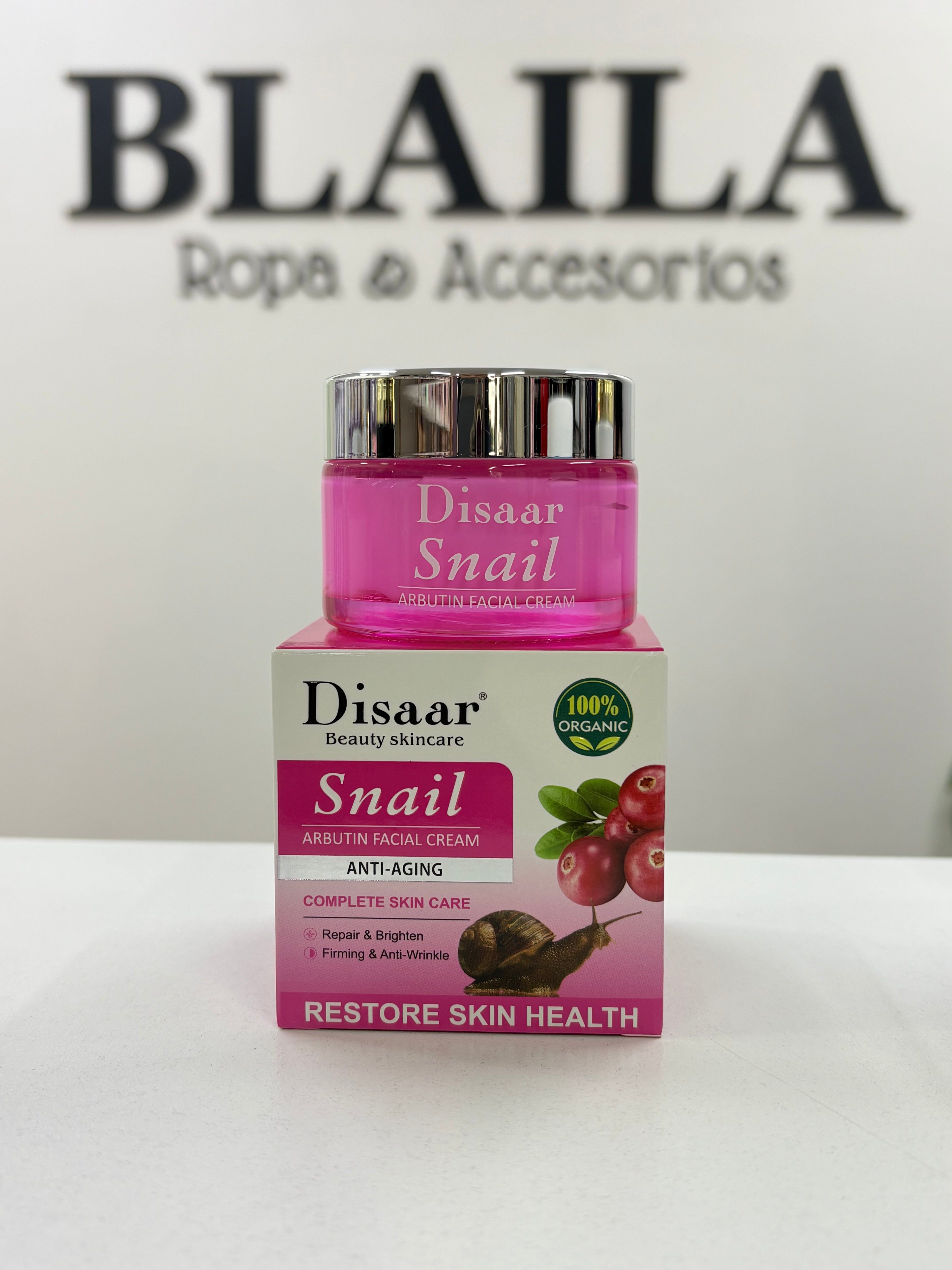 Crema Facial Snail